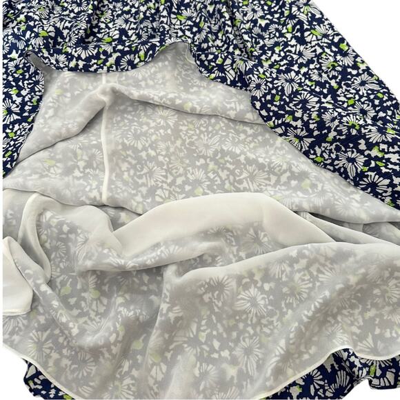 NWT Tanya Taylor Fifi Women's Maxi Dress in Confetti Navy Blue Size Medium - Picture 14 of 16